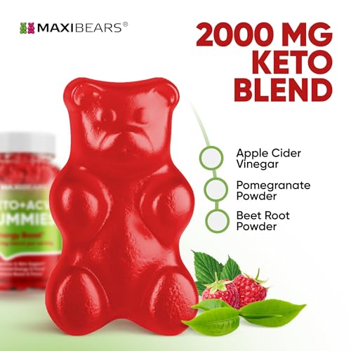 Keto Gummies - Delicious Low-Carb Snack to Boost Ketosis, Metabolism & Energy MAXIBEARSUS supplements