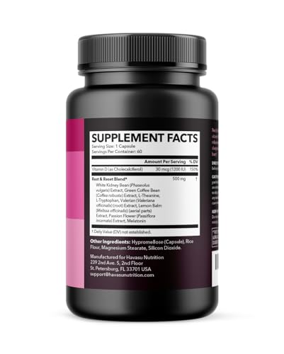 Night Time Fat Burner for Women | Weight Loss and Sleep Support Blend With Vitamin D HAVASU NUTRITIONUS supplements