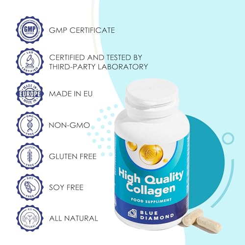 Premium 90 Marine Capsules - 530mg Natural Marine Collagen with Porcine & Bovine Collagen BLUE DIAMONDAu supplements