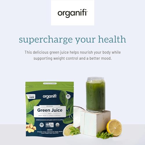 Organifi Green Juice - Organic Superfood Powder - 180-Day Supply - Organic Vegan Green OrganifiUS supplements