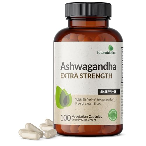Futurebiotics Ashwagandha Extra Strength Stress & Mood Support with BioPerine FuturebioticsAu supplements