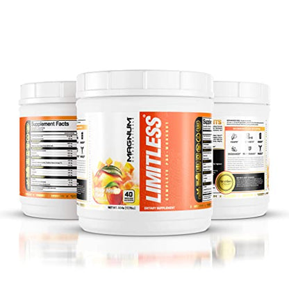 LIMITLESS Magnum 504g - Muscle Workout Powder, Sport Pre Workout for Men and Women LIMITLESSUS supplements