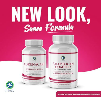 1 Body Adaptogen Complex Supplement with Ashwagandha 1 BodyUS supplements