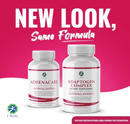 1 Body Adaptogen Complex Supplement with Ashwagandha 1 BodyUS supplements
