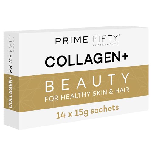 Prime Fifty Liquid Collagen 5,000mg, 14 x 15ml Sachets – Passion Fruit Flavour FutureYou CambridgeUS supplements