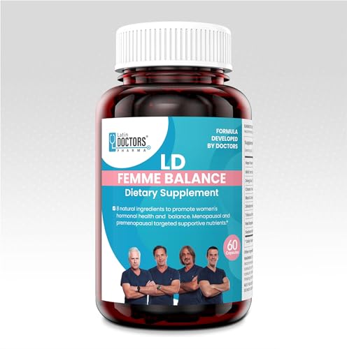 Latin Doctors Femme Balance Supplement, Supports Hormone Balance, Menopausal & Premenopausal LATIN DOCTORS PHARMAAu supplements