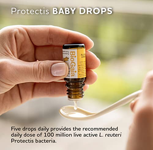 BioGaia Protectis Probiotic Drops 5ml Suitable For NewBorn Babies To Balance Baby's Gut BioGaiaUS supplements
