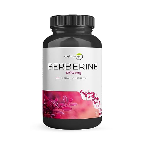 Coshisensu Berberine HCI 1200mg - Premium Berberine Supplements - 60 Capsules CoshisensuUS supplements