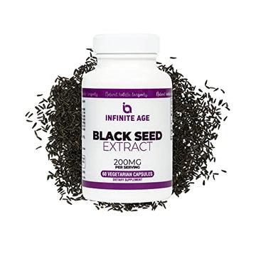 INFINITE AGE Dry Organic Black Seed Oil Extract Capsules - Nigella Sativa Seed Extract INFINITE AGEAu supplements