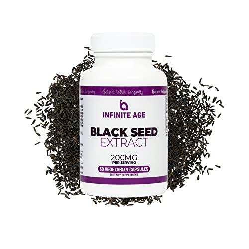 INFINITE AGE Dry Organic Black Seed Oil Extract Capsules - Nigella Sativa Seed Extract INFINITE AGEAu supplements