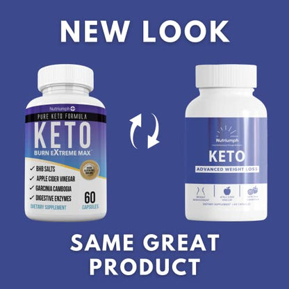 Nutriumph Keto BHB exogenous ketones | Keto Diet Pills | Advanced Ketone Supplement NutriumphUS supplements