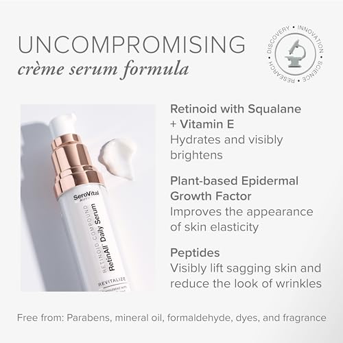 SeroVital Beauty RetinAll Daily Serum – Redefining Retinol – Retinoid Skin Serum SerovitalAu supplements