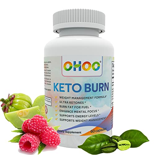 OHOO Keto Burn Weight Loss Supplement 650 Mg - Natural Keto 5 Increases Ability to Burn Fat OHOOUS supplements