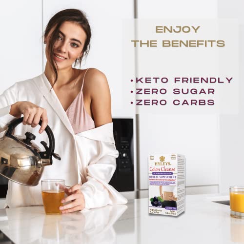 Hyleys Colon Cleanse Tea Acai Berry Flavor - 25 Tea Bags (12 Pack - 300 Tea Bags Total) HYLEYSUS supplements