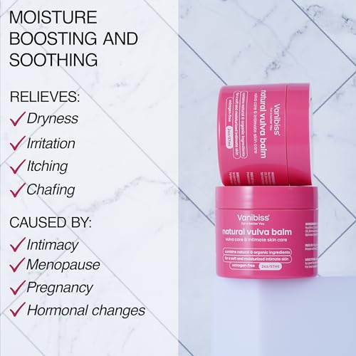 Vanibiss Natural Vulva Balm - Vulva Cream & Tender Skin Care -Topical Vulvar Moisturizer VanibissAu supplements