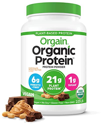Orgain Organic Vegan Protein Powder, Chocolate Peanut Butter - 21g of Plant Based Protein OrgainUS supplements