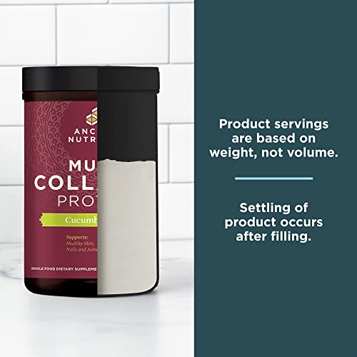Ancient Nutrition Collagen Powder Protein, Multi Collagen Protein, Cucumber Lime, Hydroly Ancient NutritionUS supplements