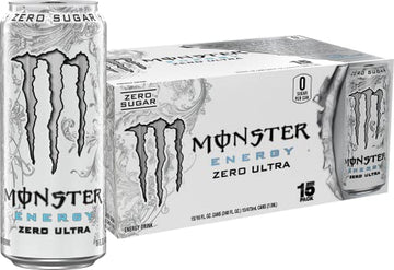 Monster Energy Zero Ultra, Sugar Free Energy Drink, 16 Ounce (Pack of 15) Monster EnergyUS supplements