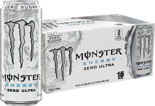 Monster Energy Zero Ultra, Sugar Free Energy Drink, 16 Ounce (Pack of 15) Monster EnergyUS supplements