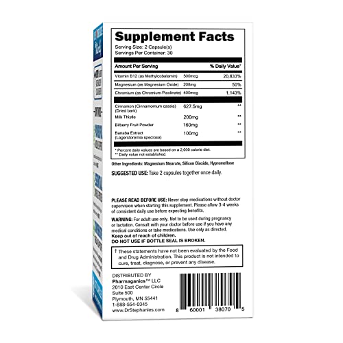 Pharmaganics Dr. Stephanie's Bundle Pack - 24 Hour Support + Carb & Sugar Blocker PharmaganicsUS supplements