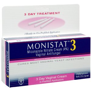 PACK OF 3 EACH MONISTAT 3 CREAM PREFILLED 1EA PT#30062540201 My StoreAu supplements