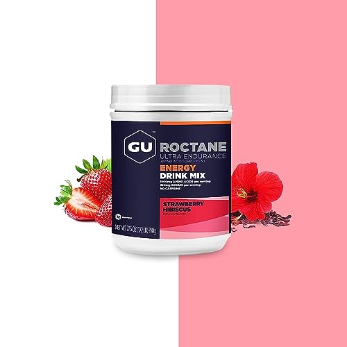 Gu Energy Roctane Ultra Endurance Energy Drink Mix, Strawberry Hibiscus GU EnergyUS supplements