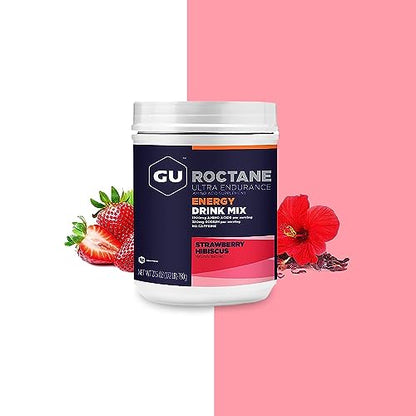 Gu Energy Roctane Ultra Endurance Energy Drink Mix, Strawberry Hibiscus GU EnergyUS supplements