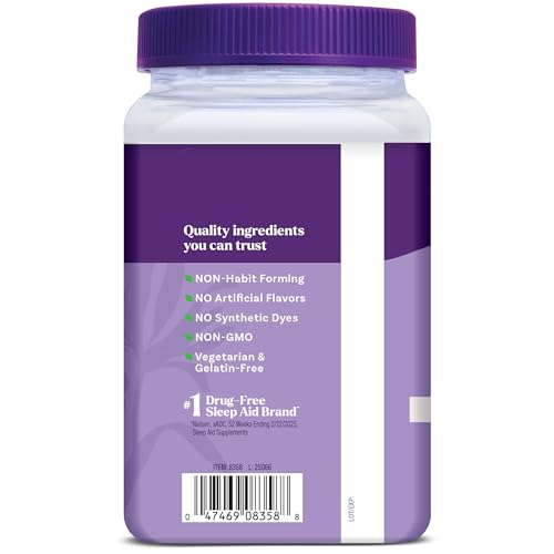 Natrol Sleep & Restore Magnesium Glycinate Blend Gummies, Magnesium for Sleep Aids for Adults, Melatonin-Free, Cherry Flavored, 30 Day Supply NatrolAu supplements