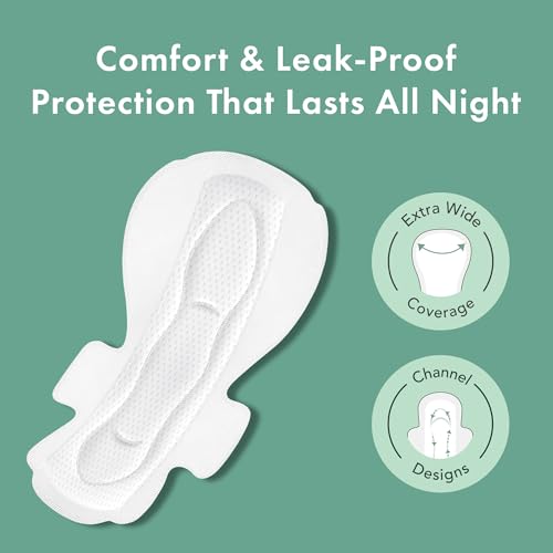 Rael Pads for Women, Organic Cotton Cover - Period Pads with Wings, Feminine Care, Sanitary Napkins RaelAu supplements