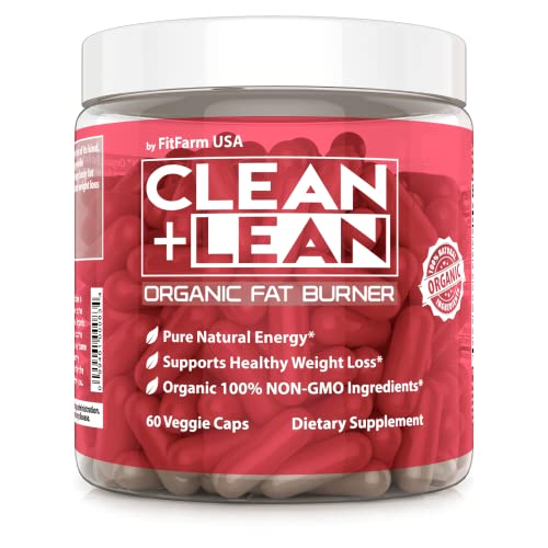 Clean+Lean-Organic Fat Burner by FitFarm USA - Worlds First Organic Fat Burner Supports FIT FARM USAUS supplements