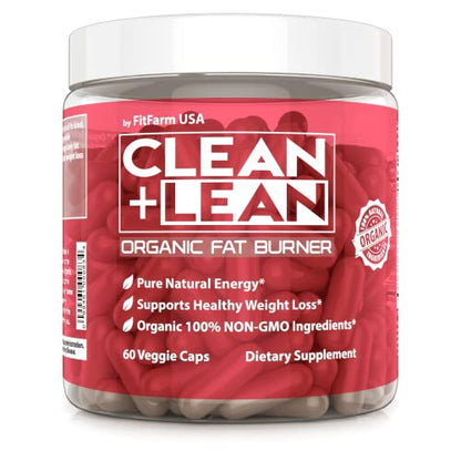 Clean+Lean-Organic Fat Burner by FitFarm USA - Worlds First Organic Fat Burner Supports FIT FARM USAUS supplements