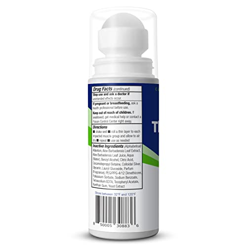 Theraworx Relief for Muscle Cramps Roll-On Fast-Acting Muscle Spasm, Leg Soreness with Magnesium Sulfate - 2.5 oz - 1 Count TheraworxAu supplements