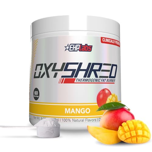 EHP Labs OxyShred Thermogenic Pre Workout Powder & Shredding Supplement - Clinically EHP LabsAu supplements