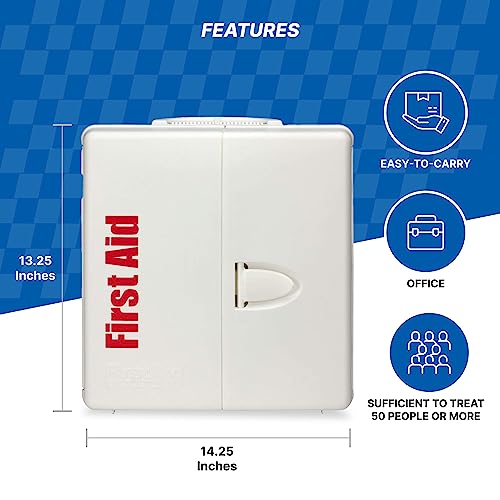 First Aid Only 1000-FAE-0103 50-Person SmartCompliance OSHA First Aid Kit First Aid OnlyUS supplements