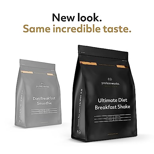 Protein Works - Ultimate Diet Breakfast Shake | Low Calorie Breakfast Shake | Low Sugar High Protein Breakfast Protein WorksAu supplements