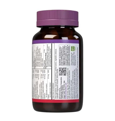 BlueBonnet Nutrition Ladies One Vegetable Capsule, Whole Food Multiple, K2, Organic Vegetable, Energy, Vitality BlueBonnetAu supplements