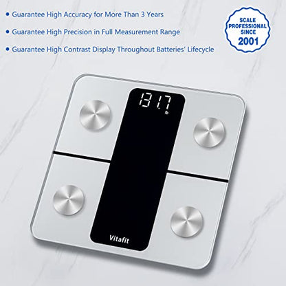Vitafit Smart Scales for Body Weight and Fat Percentage, Weighing Professional Since 2001 VitafitUS supplements