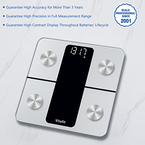 Vitafit Smart Scales for Body Weight and Fat Percentage, Weighing Professional Since 2001 VitafitUS supplements