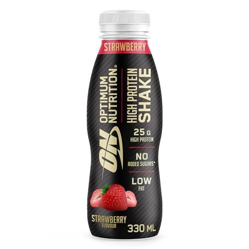 Optimum Nutrition High Protein Shake Bottles, Ready To Drink Healthy Snacks, No added Optimum NutritionUS supplements