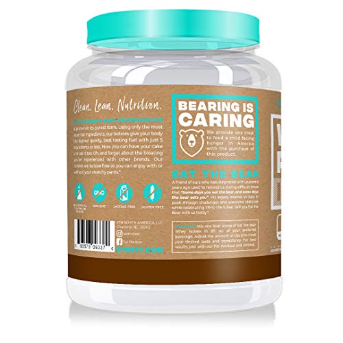 Eat the Bear Whey Protein Isolate Protein Powder 2 lbs (Chocolate) Eat The BearUS supplements