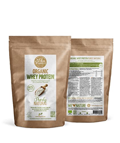 Ekopura Organic Whey Protein 500g | 80% Protein | Hormone Free, GMO-Free, Soy-Free, Additive Free EkopuraUS supplements