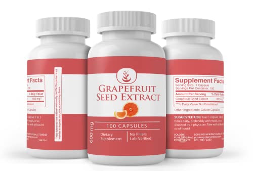 Pure Original Ingredients Grapefruit Seed Extract (100 Capsules) Always Pure, No Additives Pure Organic IngredientsAu supplements