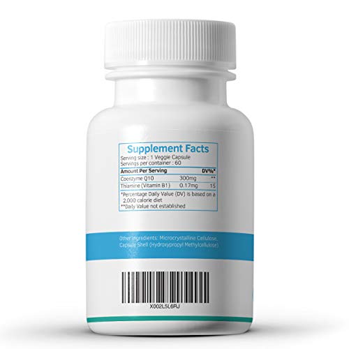 Co Enzyme Q10 CoQ10 300mg 60 Capsules - Superior Naturally Fermented Trans Form swiss bioenergeticsUS supplements