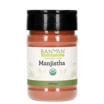 Banyan Botanicals Manjistha Powder, Spice Jar - USDA Organic - Rubia cordifolia - Cleanses Banyan BotanicalsAu supplements