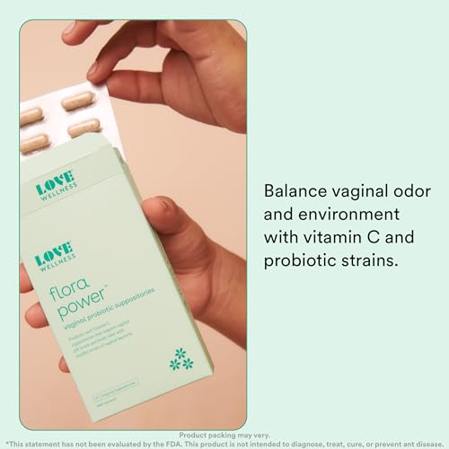 Love Wellness Vaginal Probiotic Suppositories, Flora Power | Fast-Acting Love WellnessAu supplements