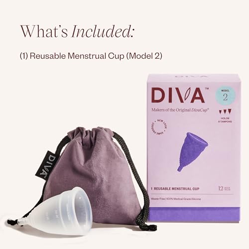DivaCup - BPA-Free Reusable Menstrual Cup - Leak-Free Feminine Hygiene - Tampon and Pad DivaCupAu supplements