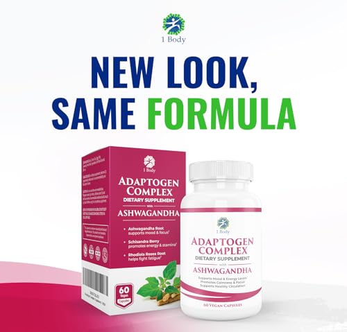 1 Body Adaptogen Complex Supplement with Ashwagandha 1 BodyUS supplements