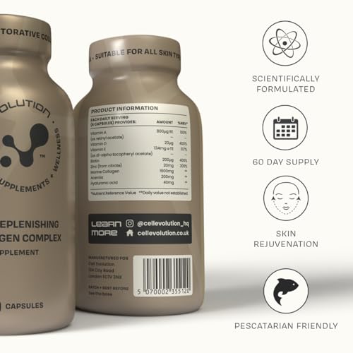 Cell Evolution Restore, Restorative Pure Marine Collagen 1600mg Capsules, Marine Collagen CELL EVOLUTIONAu supplements