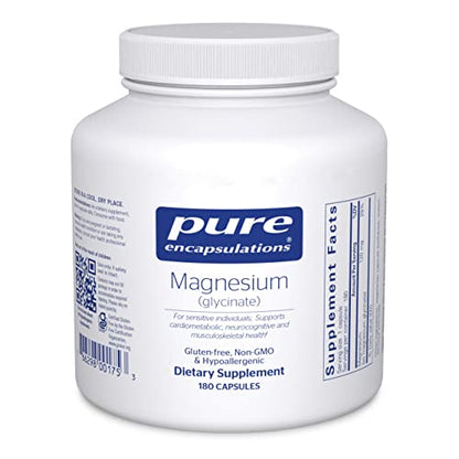 Pure Encapsulations Magnesium (Glycinate) - Supplement to Support Stress Relief, Sleep Pure EncapsulationsUS supplements