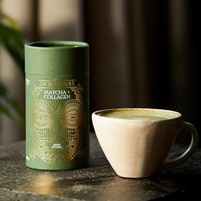 Ancient + Brave Matcha + Collagen 150g Tub - Lion's Mane Mushroom Powder Supplement Ancient + BraveUS supplements